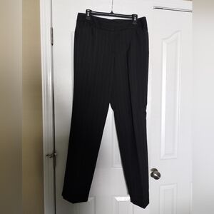Worthington Women's Black Pinstripe Pants Size 12 NWOT